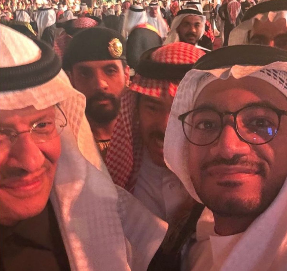 م. أحمد مع وزير الطاقة الأمير عبدالعزيز بن سلمان